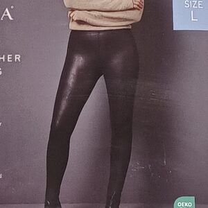 Ladies Faux Leather Leggings